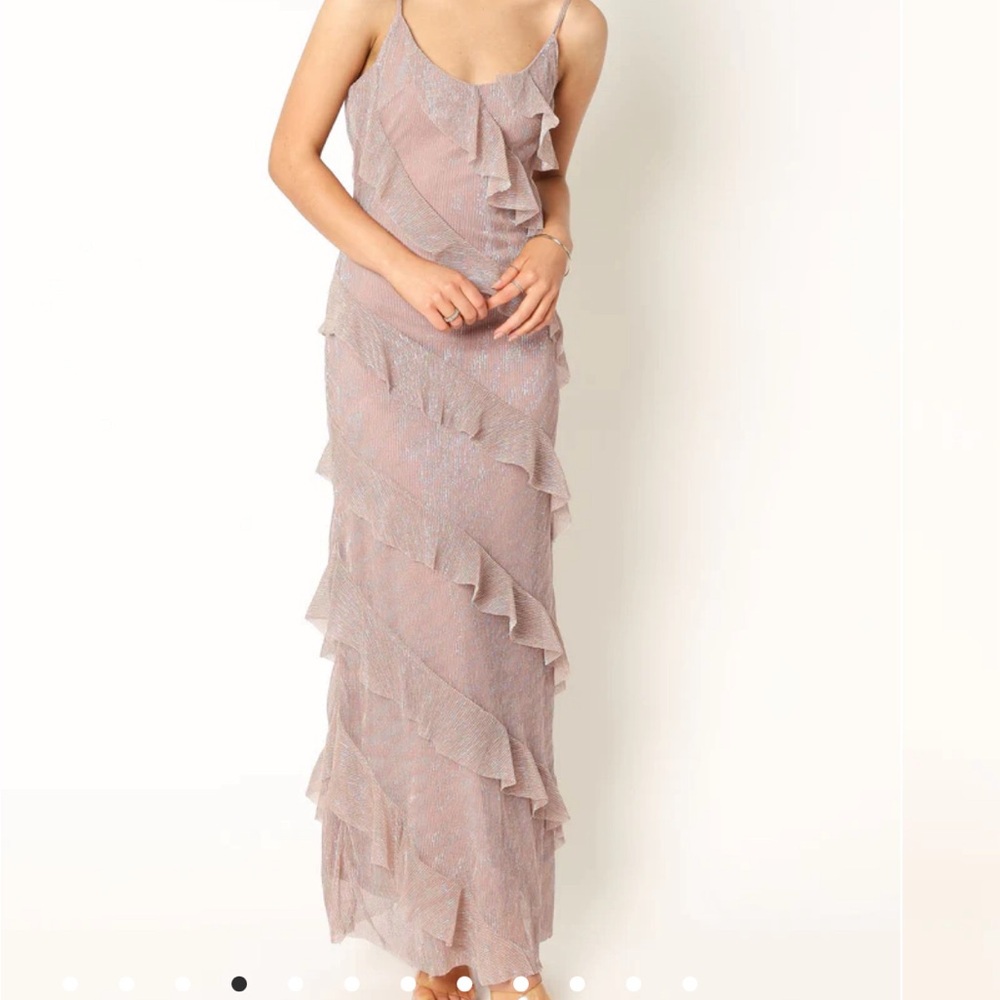 Petal & Pup CIAO RUFFLES MAXI DRESS